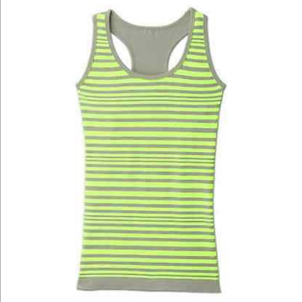 Athleta Neon Racerback Tank